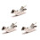 Bird Lemon Squeezer Stainless Steel,Lemon Slice Squeezer,Lemon Squeezer for Beer Bottle,6Pcs 3