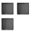 3X Computer Case Magnetic Dust Filter Mesh PC Case Cooling Fan Computer Guard Cover Horn Net 12 X 12cm 1