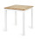 Linwood White and Oak 69cm Square Dining Table 2