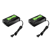 2X Tragbares -Batterieladegerät für EGO 56V Batterie CH3200 CH5500 CH2800D CH2100 Ersatz für EGO 56 Volt Ladegerät US STECKER