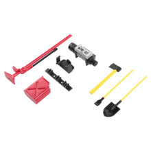 1 Satz GepäCk TräGer Winde Schaufel Kraftstoff Tank Axt Dekoration für Rc Modell Autos Ersatz Teile Simulation Klettern Auto Scx10 D90