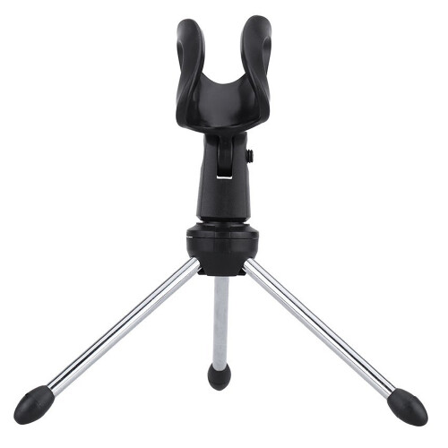 Detachable Foldable Portable Angle Adjustable Tripod Table Desktop Mic miniphone Stand Holder Bracket 2