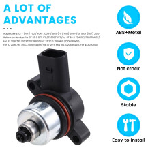 Luftkompressorpump Elektronisk Magnetventil för F01 F02 F04 F07 F11 37206789450 37206796445 37206864215