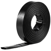 Tuyau de Refoulement 2" x 30,48 m en PVC Plat-Duoku-Conçu pour les Pompes de Lavage à Contre-Courant. avec des Colliers de Serrage