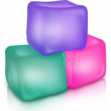 Conjunto de 3 Cubos Macios e Anti-Stress, Brinquedos Sensoriais para Crianças e Adultos