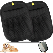 Luvas reutilizáveis para remover pelos de animais, luvas antiestáticas com ímã para pelos, ideais para sofás, roupas e limpeza, pacote com 2