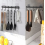 2 Pack No Drill Kitchen Utensil Hanging Rail, Black Organizer Rack with 6 Hooks for Kitchen or Bathroom 1