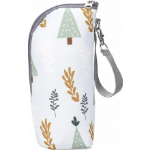 Geïsoleerde babyfleshouder, thermische flessenwarmer voor onderweg, geschikt voor kinderwagen en buitenactiviteiten.