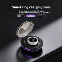 Luminou   with Charging Case Digital Display Large Capacity Battery Fast Charging Box Black