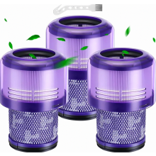 Vervangend HEPA-filter voor de V11 Animal Absolute Torque Drive Fluffy Complete Pro V15 Detect SV14 stofzuiger (wasbaar).