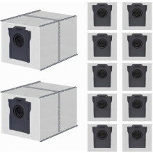 12 stofzuigerzakken voor X40, X50, Aqua10 Ultra, L10, L10s Pro, L40, L40s Pro, L50 Pro Ultra, 3,2 liter