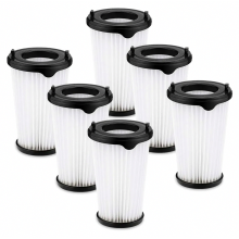 Set van 6 HEPA-filters voor snoerloze stofzuigers, vervangingsfilters voor de modellen CX7-2 en QX8.