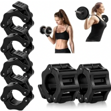 Juego de 6 abrazaderas para barra de 30 mm, abrazaderas de liberación rápida para barra, abrazaderas para barra para entrenamientos, levanta
