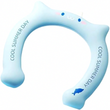 Kannettava kaulan viilennyskääre, joustava uudelleenkäytettävä geeliviilennysrengas urheiluun, matkustamiseen, liikuntaan ja kesäaktiviteett