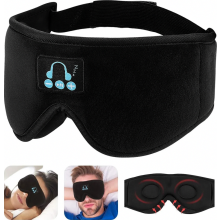 3D Bluetooth-uni-naamio sisäänrakennetuilla HD-kaiuttimilla, langattomat unikuulokkeet kyljellään nukkujille, matkustamiseen ja meditaatioon