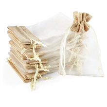 30 organza cadeauzakjes, 10 x 15 cm, met trekkoord, voor sieraden, bruiloften, feesten en kerst.