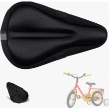 Coprisella in gel per bicicletta per bambini, 23 x 15 cm, in memory foam traspirante, per biciclette per bambini.