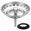 82 mm Kitchen Sink Strainer Plug, Height Adjustable Drain Stopper for 82-84 mm Openings with Two Seals 1