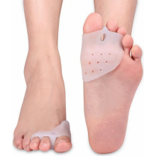 Silicone Toe Separators for Hallux Valgus, 3-Hole Toe Spacers for Claw Toe Alignment and Comfort