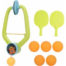 Hängendes Tischtennis-Trainingsset für Kinder, Indoor-Tischtennisspiel mit Schlägern und Bällen, tragbares Spielzeug
