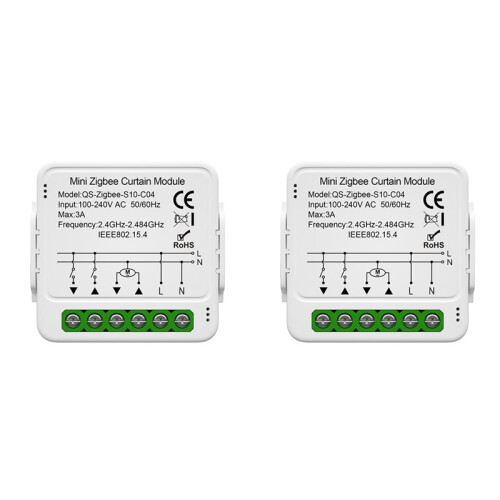 2X Tuya Zigbee Curtain Module   Curtain  Module  Home Support Voice Control