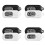 8pcs Keychain Stop Watch with LCD Screen Digital Countdown Timer  Portable Electronic Pocket Watch 1
