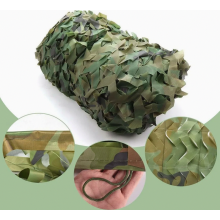 Camouflagenet van 4 x 6 meter, schaduwnet met jachtcamouflage voor tuin, camping, wildobservatie en buitengebruik.