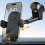 Suporte universal para celular veicular com ventosa para para-brisa e painel, compatível com smartphones. 1