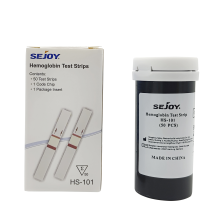 Sejoy Analyseur d'hémoglobine, moniteur d'anémie avec 25 bandelettes de test et lancettes