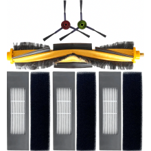 Kit de pièces de rechange pour aspirateur robot : brosse principale, brosses latérales et filtres pour les modèles 920, 950, T8, T9 et N8 P