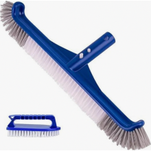 Brosse de nettoyage de piscine de 44,5 cm (17,5 pouces), brosse large et robuste pour le nettoyage efficace des parois et du fond de piscine