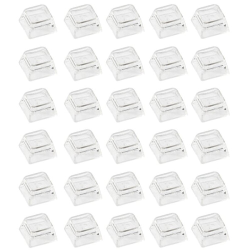 60pcs XDA Profile Transparent Keycaps for MX Mechanical Keyboards Blank PC Caps 1