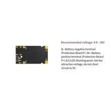 2S BMS 4,5V-15V 18W 2A Lithiumbatterijlaadmodule met Ondersteuning voor QC Snelladen en Temperatuurbeveiliging 2S