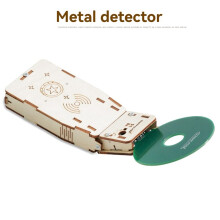 20X Kit de Herramientas Experimentales de Ciencia con Detector de Metales DIY, Rompecabezas EDucativo de Madera para Niños, Material Didáctico.