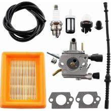 Carburettor with Air Filter, Spark Plug and Fuel Hose for FS400 FS450 FS480 FS120 FS200 FS250 Brush Cutter
