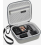 Faux Leather Carrying Case for Compact Vlogging Action Camera Accessories, Portable Storage Bag, Black 1