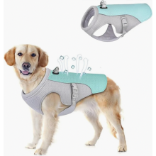 Dog Cooling Vest, Lightweight Reflective UV Protection Breathable Pet Jacket, Size M for Summer Walks