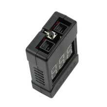 4X BBX1-8S 1-8S 2IN1 Lipo Battery Voltage Tester/Low Voltage Buzzer Alarm/Battery Voltage Checker Dual Speaker,with Case