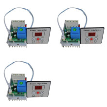 3X Régulateur de Puissance à Thyristor 10000 W Régulateur de Tension SCR Régulateur de Tension Numérique Électronique Haute Puissance AC 220 V