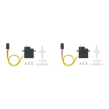 2X Servo Motor Digital Posicional de 9g com Rotação de 180 e Proteção de Embreagem para Impressora 3D para CyberBrick.