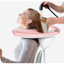Lavacabezas portátil, palangana ligera para lavar el cabello, ideal para el cuidado de ancianos postrados en cama y para la atención domicil