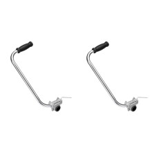 2X Poignée Ergonomique pour Coupe-Bordures, Rallonge de Poignée pour Coupe-Bordures avec Support de Serrage, Poignée pour Coupe-Bordures à Gazon.