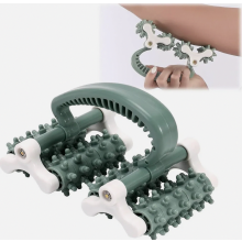 Green Fascia Roller Massage Stick for Muscles, Legs, Back, Neck and Shoulders, Deep Myofascial Release