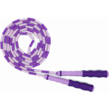 Corde à sauter à perles pour enfants, hommes et femmes, réglable et anti-nœuds, idéale pour l'entraînement cardio.
