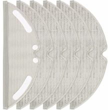 Lot de 6 lingettes de nettoyage réutilisables et lavables pour aspirateurs robots D20 Plus, D20 Pro Plus et D20