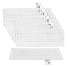 Ensemble de 8 chiffons en microfibre pour nettoyeur vapeur SC 2, SC 3, SC 4 et SC 5, embouts de sol lavables et réutilisables