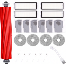 Kit de pièces de rechange pour Q Revo PRO, Q Revo S et Q Revo MaxV comprenant brosse principale, filtres, sacs à poussière et chiffons de ne