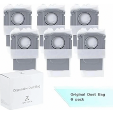 Sacs à poussière pour S7 Max Ultra, S8 Pro Ultra, S8 Plus, Q7 Max Plus, Q8 Max Plus avec station de vidage automatique, lot de 6