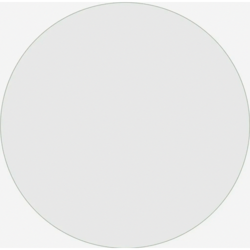 Transparent Round PVC Table Protector, 110 cm Diameter, 2 mm Thick Clear Table Cover Mat for Dining Tables 1