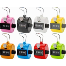 8 Pack Assorted Colour Hand Tally Counters, 4 Digit Mechanical Palm Clickers for Sports and Stadium Use
